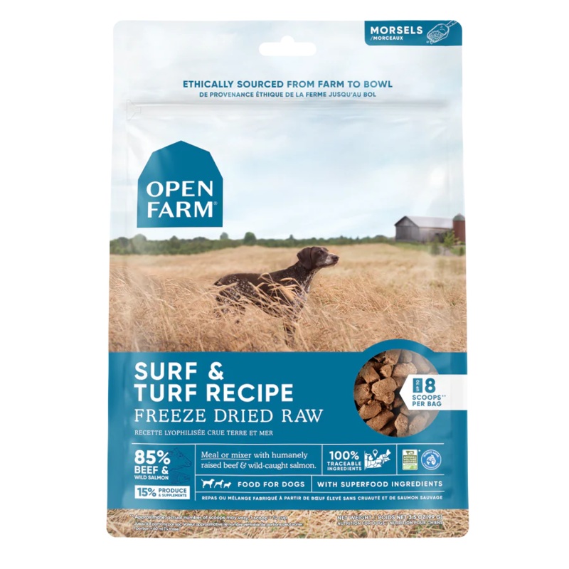 Open Farm Surf and Turf Freeze-Dried Raw Dog Food