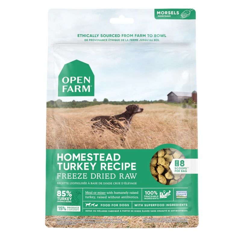 Open Farm Turkey Freeze-Dried Raw Dog Food