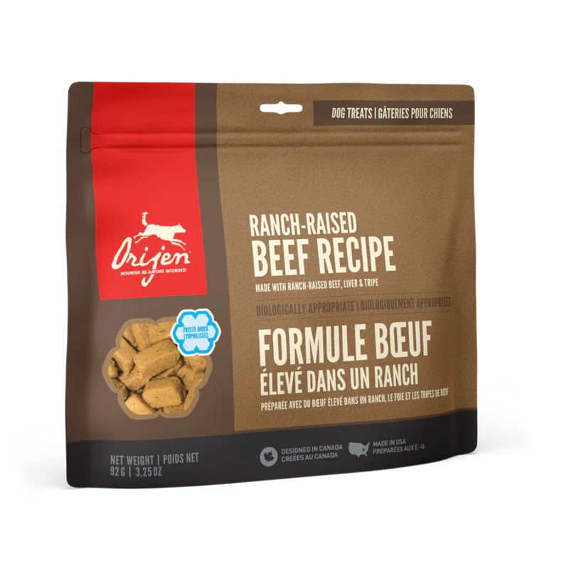 Orijen Dog Treats Beef 92g