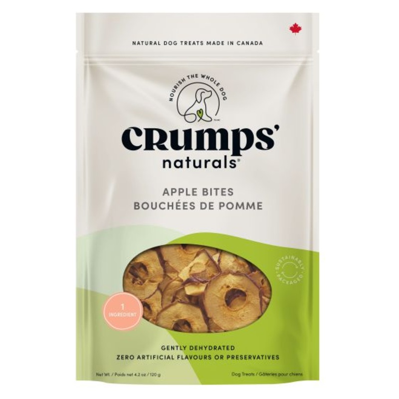 Crumps Dehydrated Apple Bites Dog Treats