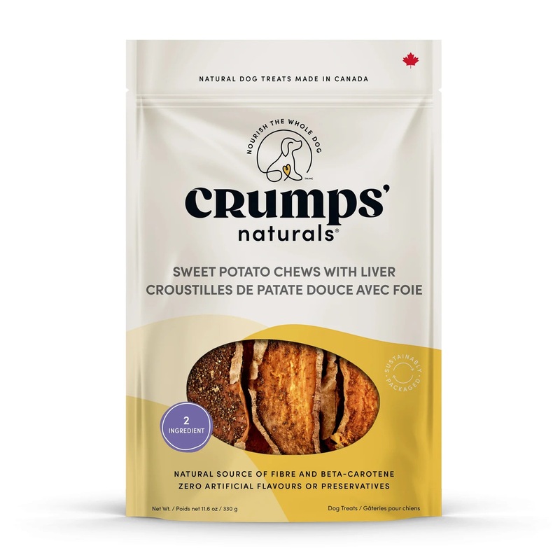 Crumps Sweet Potato with Liver Chews Dog Treats