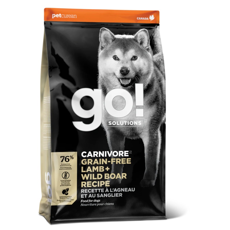 Go! Carnivore Grain Free Lamb & Wild Boar Dog Food