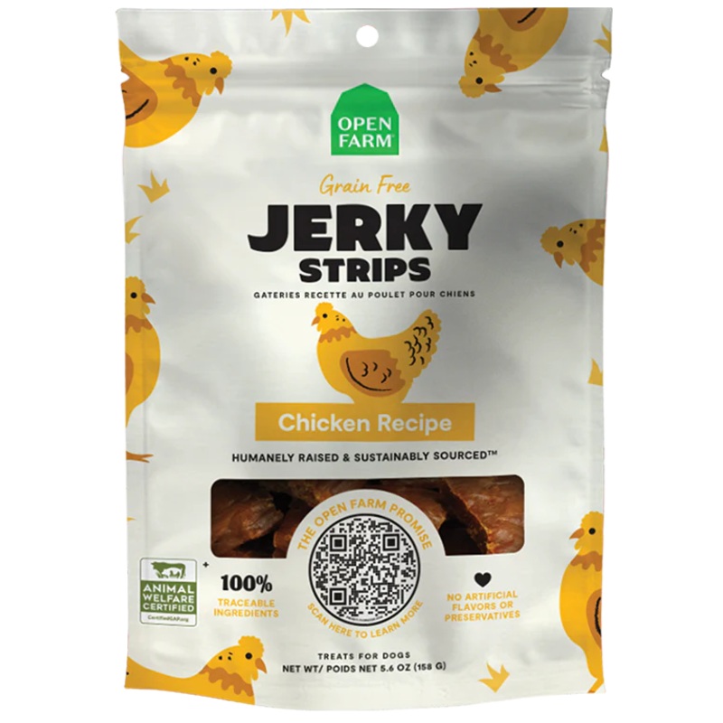 Open Farm Grain-Free Chicken Jerky Dog Treats