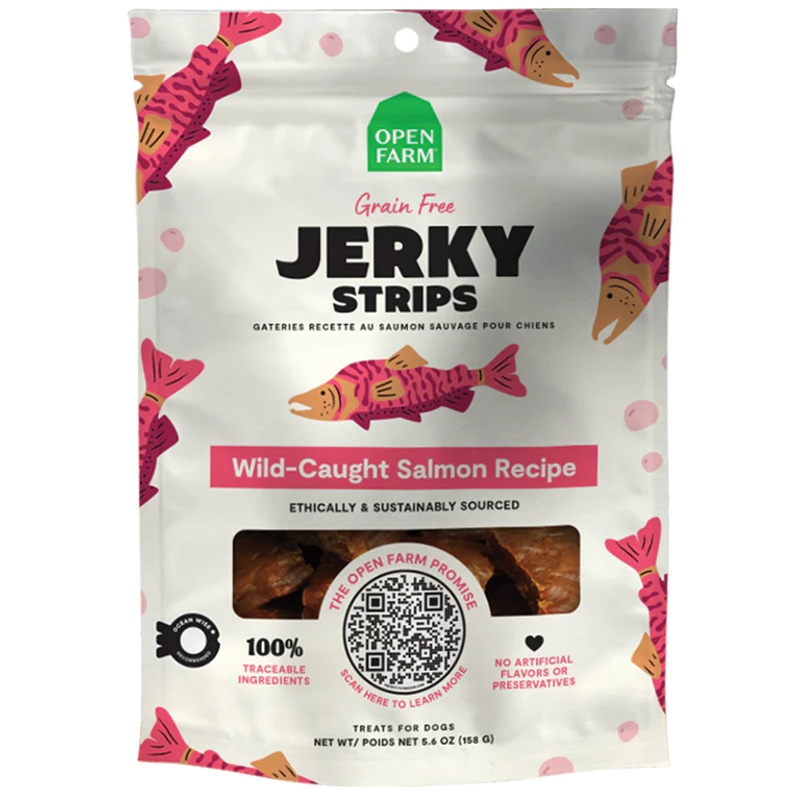 Open Farm Grain-Free Salmon Jerky Dog Treats