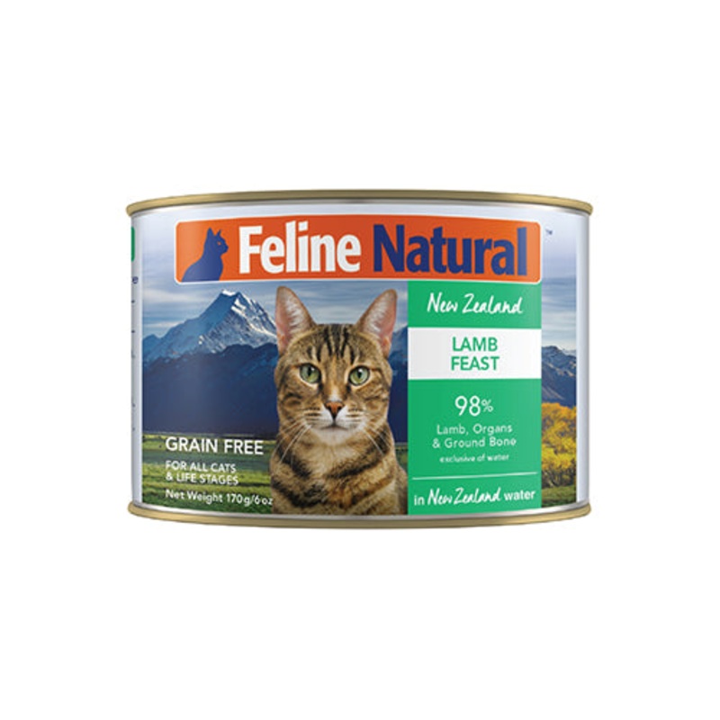 Feline Natural New Zealand Lamb Feast 6oz Cans
