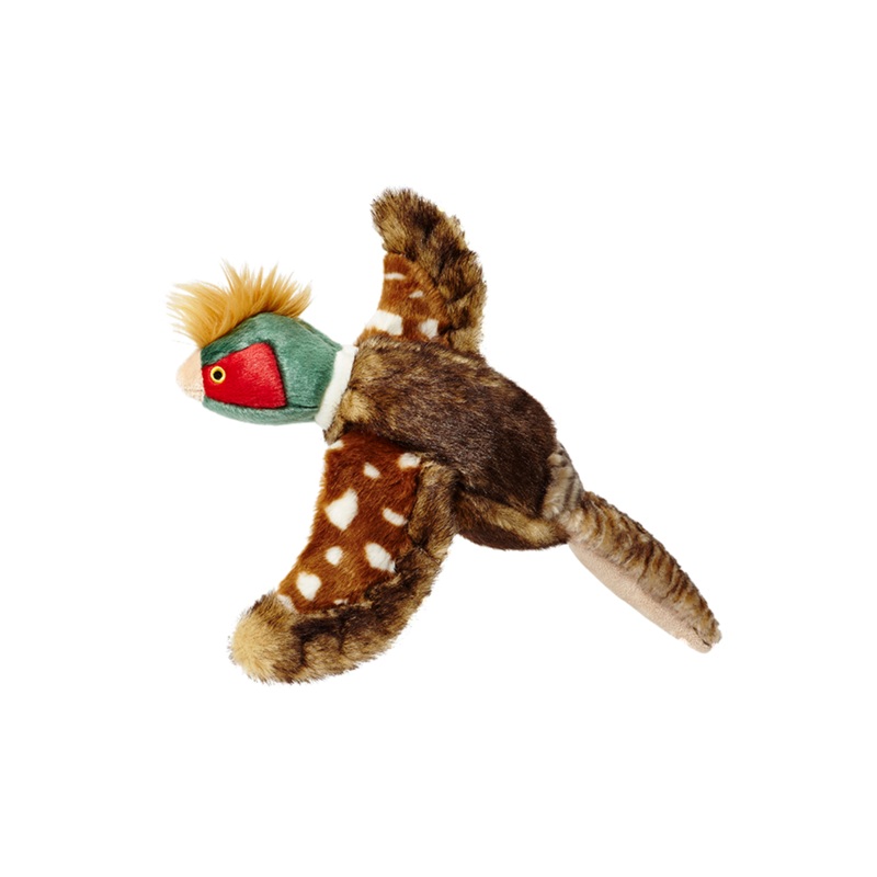 Fluff N' Tuff Dog Toy Ike Pheasant