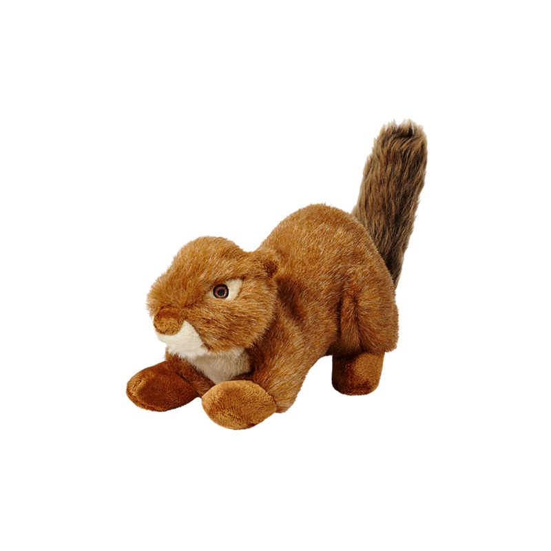 Fluff N' Tuff Dog Toy Red Squirrel (Squeakerless)