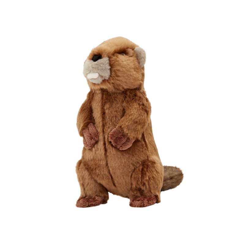 Fluff N' Tuff Dog Toy Troy Beaver