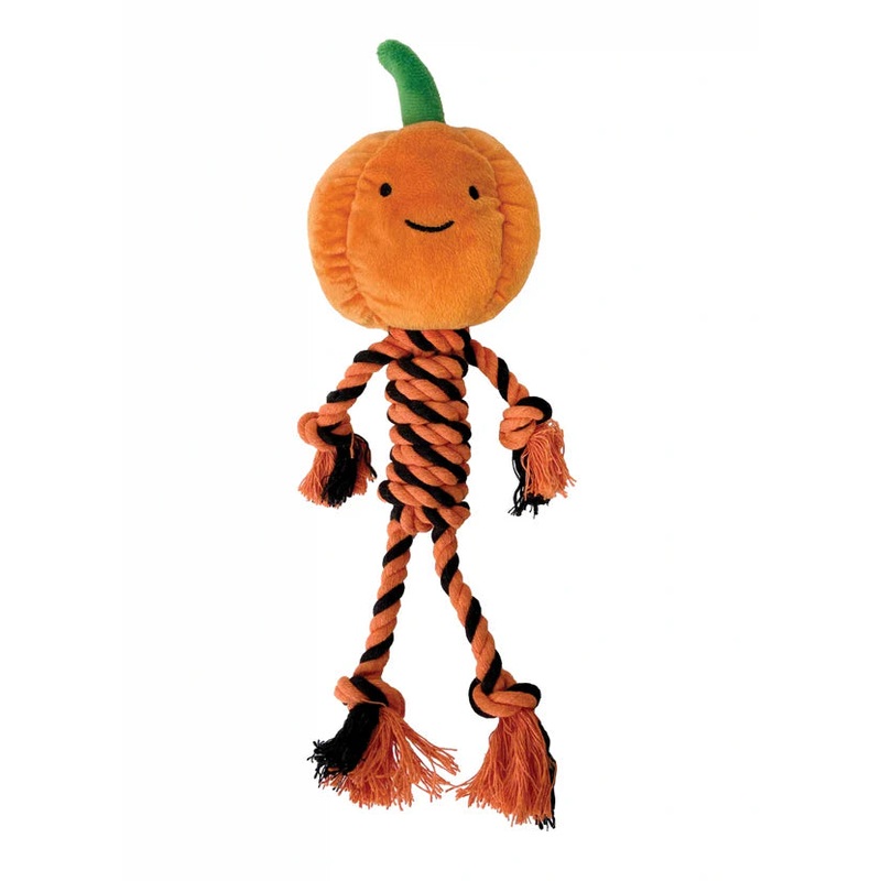 Foufou Pumpkin Knotties Dog Toy
