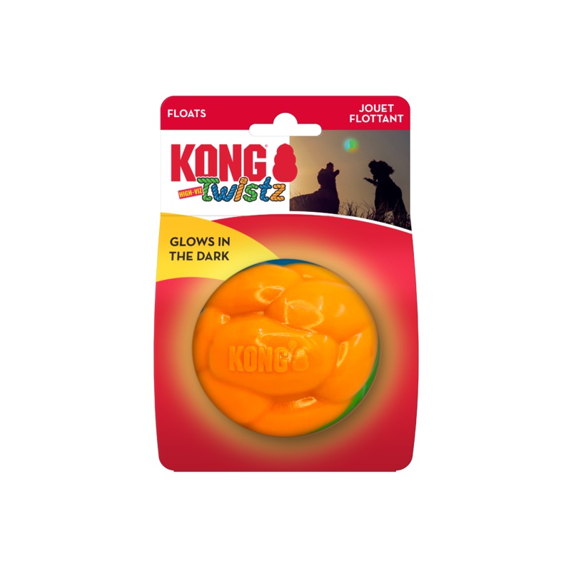 Kong Twistz High-Viz Ball
