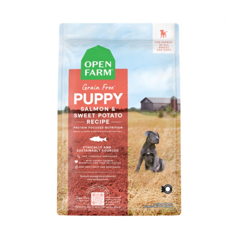 Open Farm Salmon & Sweet Potato Puppy Grain-Free Dog Food